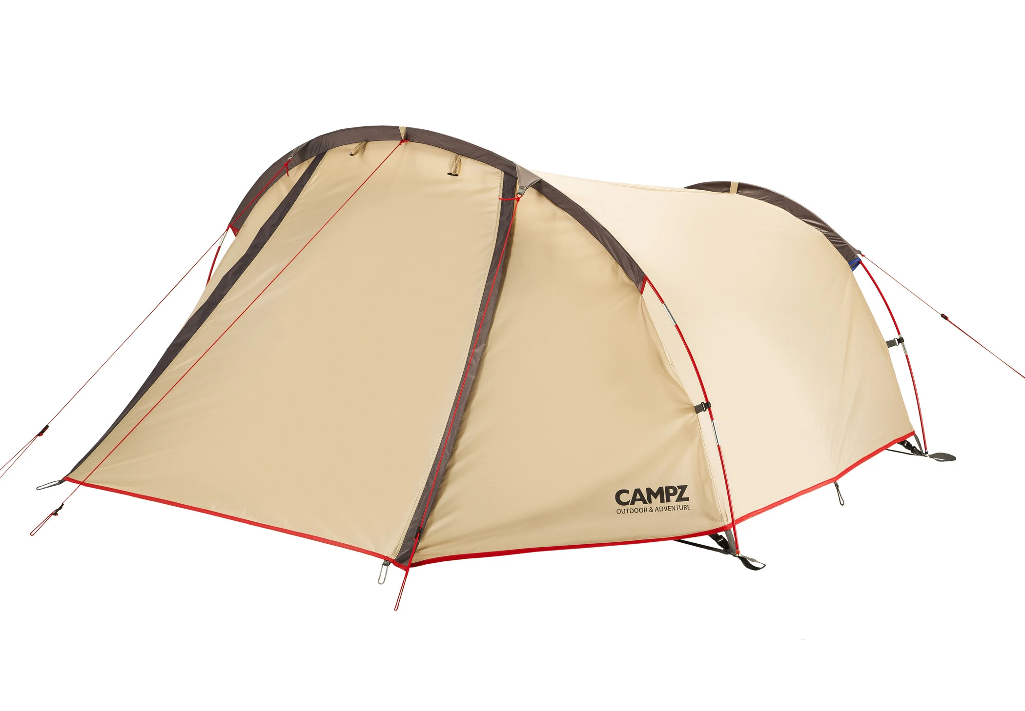 CAMPZ Trentino 2P Tent, Beige 1 CAMPZ Trentino 2P Tent, Beige