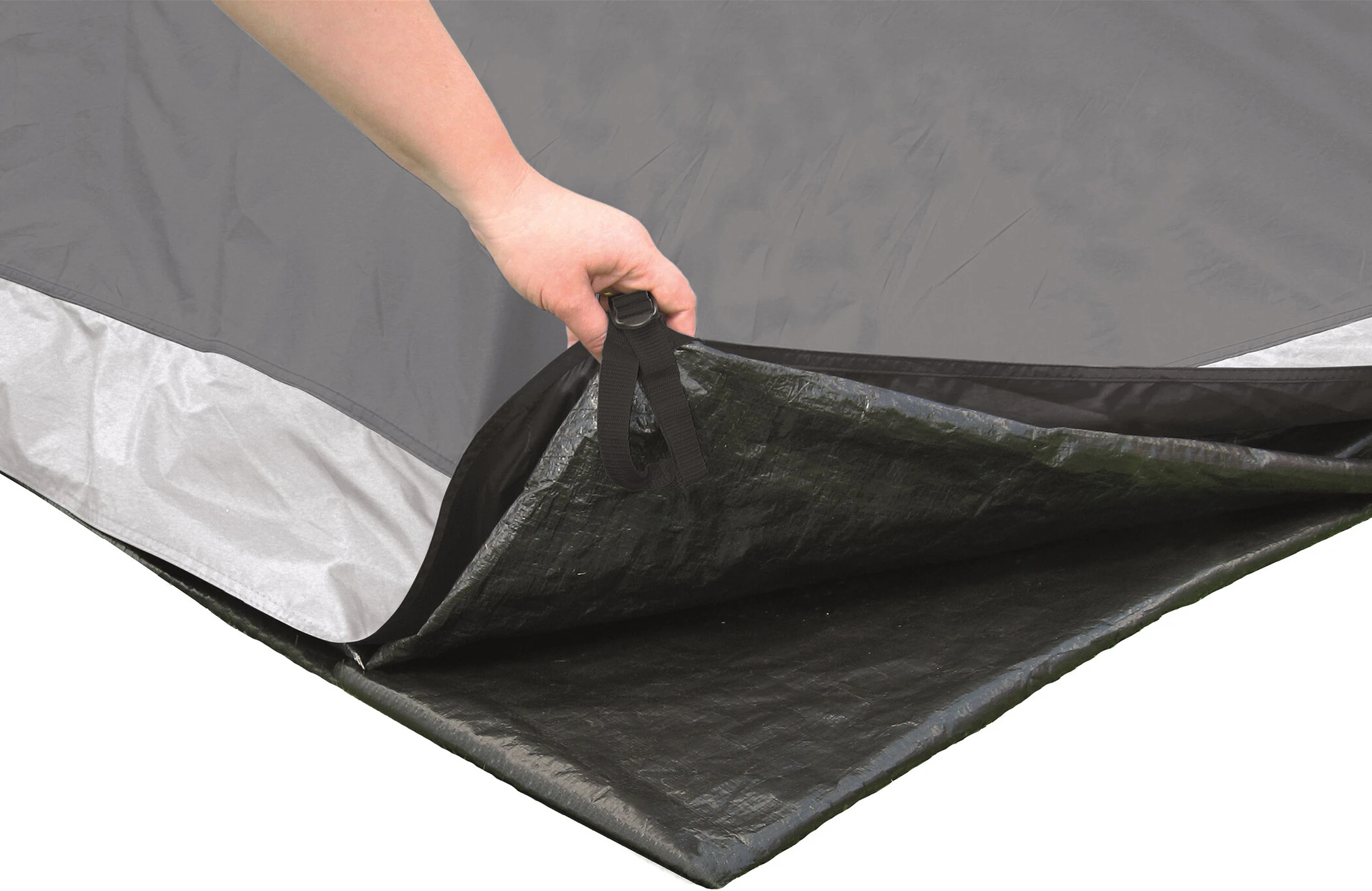 Easy Camp Palmdale 600 Lux Footprint, Zwart 1 Easy Camp Palmdale 600 Lux Footprint, Zwart