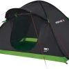 High Peak Swift 3 Tent, Zwart/groen