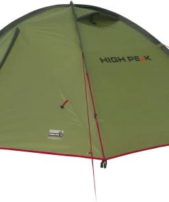 High Peak Woodpecker 3 LW Tent, Olijf/rood