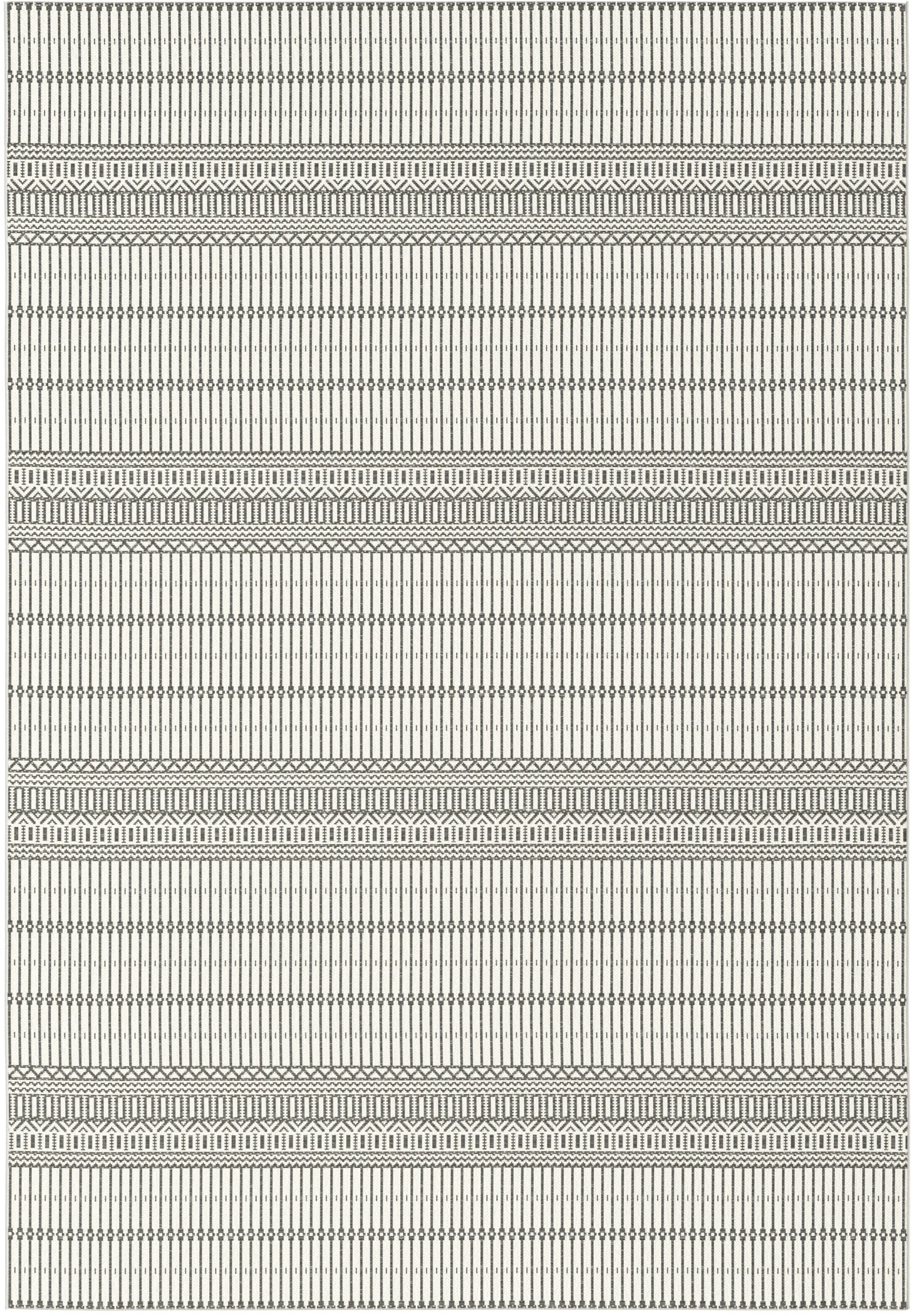 Lafuma Mobilier Melya Tapijt Voor Buiten 200x290cm, Zwart/beige 1 Lafuma Mobilier Melya Tapijt Voor Buiten 200x290cm, Zwart/beige