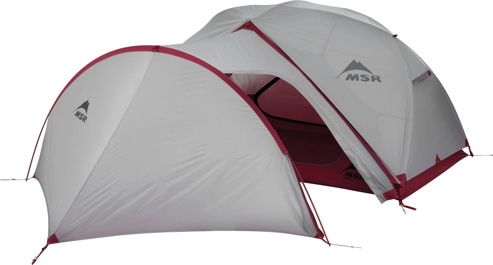 MSR Gear Shed V2 Tent, Grijs/rood 1 MSR Gear Shed V2 Tent, Grijs/rood