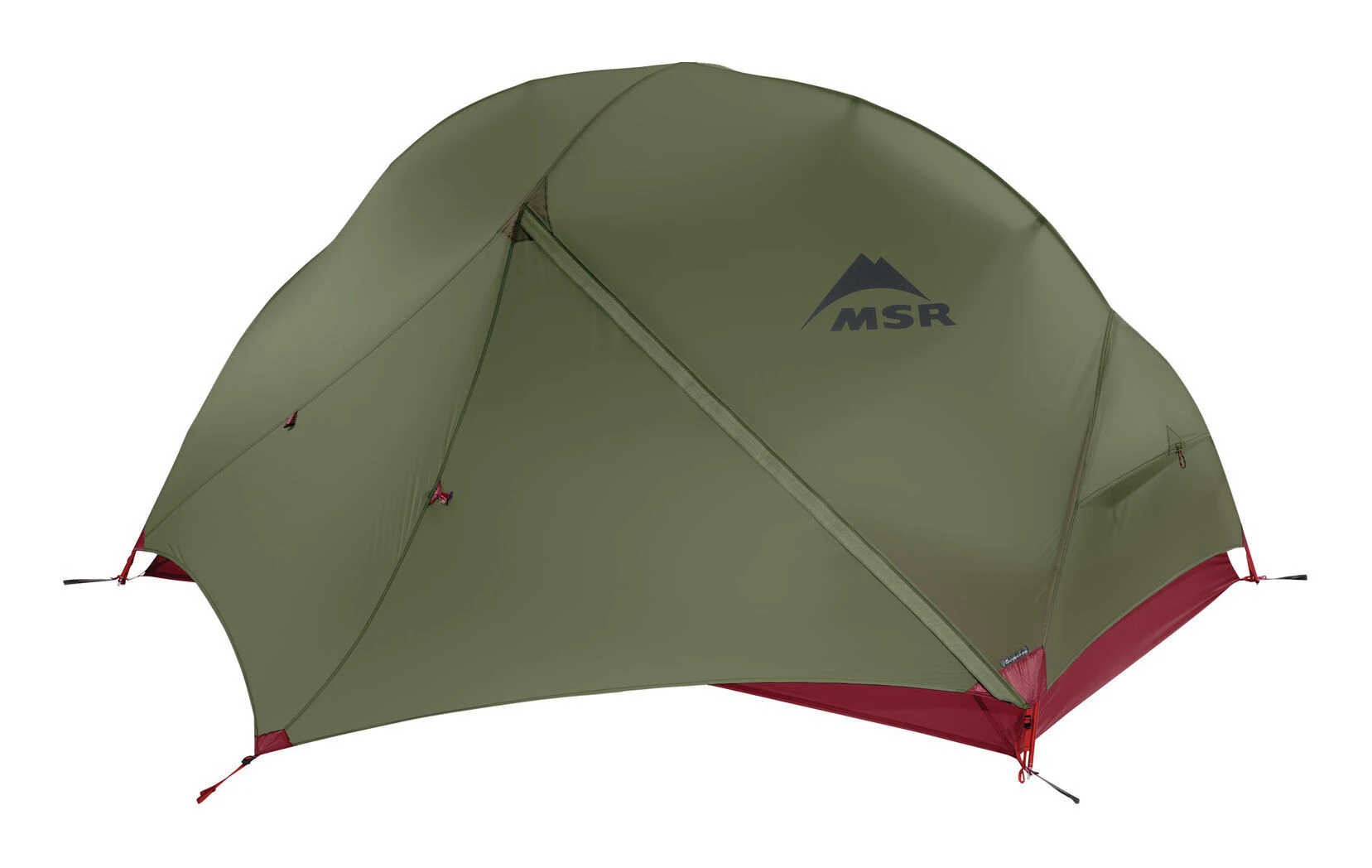 MSR Hubba Hubba NX Tent, Olijf/rood 1 MSR Hubba Hubba NX Tent, Olijf/rood
