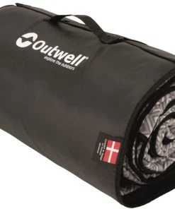 Outwell Airville 6SA Vlak Geweven Tapijt, Grijs/zwart