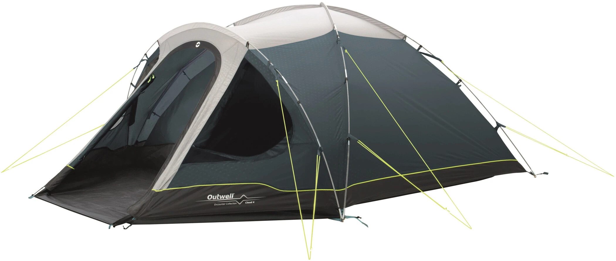 Outwell Cloud 4 Tent, Blauw 1 Outwell Cloud 4 Tent, Blauw