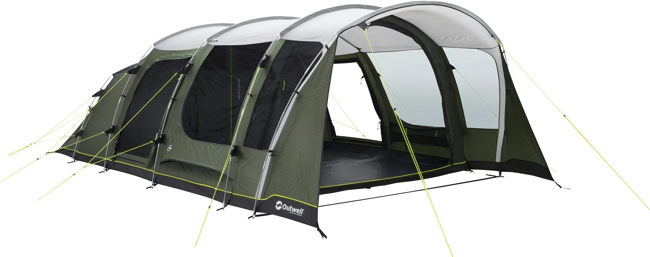 Outwell Greenwood 6 Tent, Groen/grijs 1 Outwell Greenwood 6 Tent, Groen/grijs