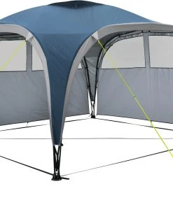 Outwell Summer Lounge L Side Wall With Windows 2 Pieces, Blauw