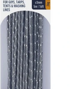 Sea To Summit Reflective Accessoire Koord 3mm/5m, Grijs