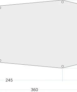 Tatonka PE Narvik 2 Vloerplaat 360x100/155cm