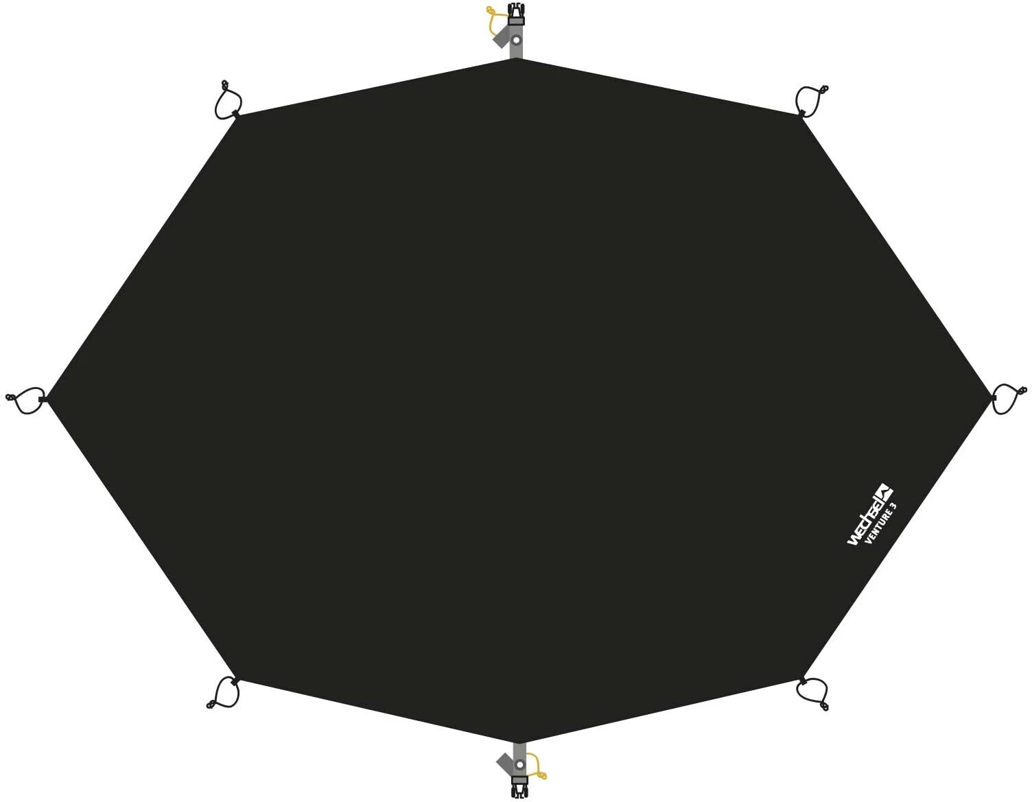 Wechsel Venture 3 Grondzeil, Zwart 1 Wechsel Venture 3 Grondzeil, Zwart